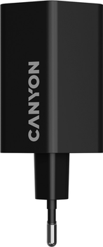 Мережевий зарядний пристрій Canyon Hexagon 65 Black (CND-CHAHEX65B)