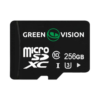Карта памяти GreenVision microSDXC 256GB Class10 U3 (без адаптера)