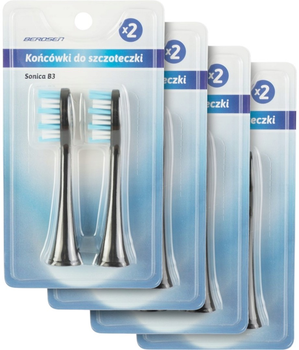 Końcówki do szczoteczki sonicznej do zębów Berdsen Sonica B3 8 szt