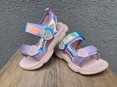 Босоніжки дитячі для дівчинки Clibee Purple II 26 р, фіолетовий