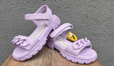 Босоніжки дитячі для дівчинки Clibee Purple II відкриті 31 р, фіолетовий