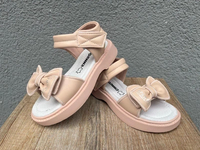 Босоніжки дитячі для дівчинки Apawwa Pink відкриті 27 р, рожеві