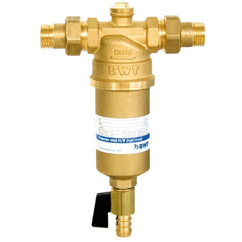 Фильтр самопромывной BWT Protector mini для горячей воды 1/2" 100 мкм 810506