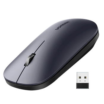 Беспроводная мышка компьютерная Ugreen Portable Wireless Mouse MU001 Black 90374 мышь для ноутбука и ПК