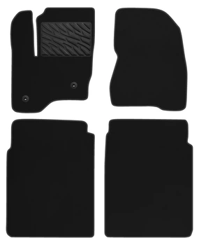 Двошарові килимки Sotra Classic 7mm Black для Ford Flex (mkI) 2009-2019 (ST 07918-CL-Black)