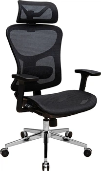 Кресло офисное эргономическое Rondi ProLine Multibuttons Chrome Black (1410199008)