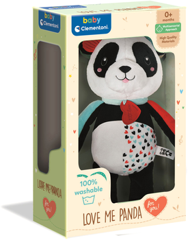 Maskotka Clementoni Love Me Panda pluszowa 1000-17656 (8005125176564)