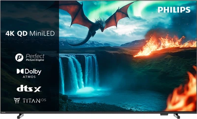 Телевізор Philips MiniLED 65" 65MLED820/12