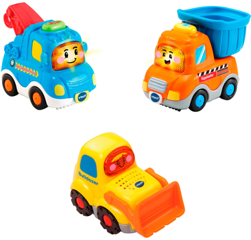 Zestaw pojazdów Vtech Tut Tut Baby Flitzer 3 szt 80-242174 (3417762421740)
