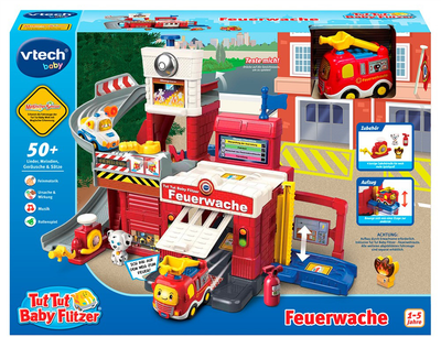 Ігровий набір Vtech Tut Tut Baby Flitzer Пожежна станція 80-543004 (3417765430046)