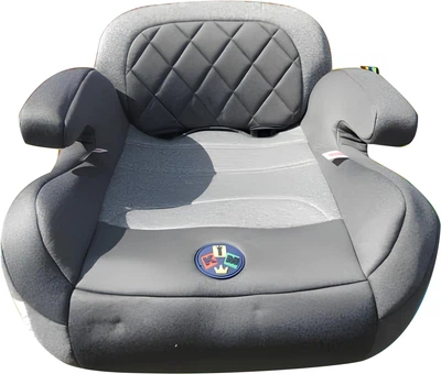 Автокресло Baby Car Seat HB608 со спинкой Серо-черное (km-79750)