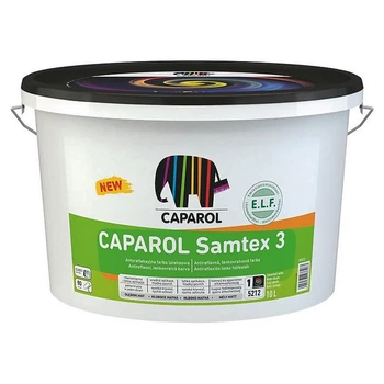 Латексна інтер'єрна фарба Caparol Samtex 3 База 1 E.L.F. глибоко-матова Біла 10 л