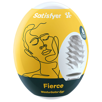 Мастурбатор-яйцо Satisfyer Masturbator Egg Fierce Самосмазывающийся (ROZ6501103836)