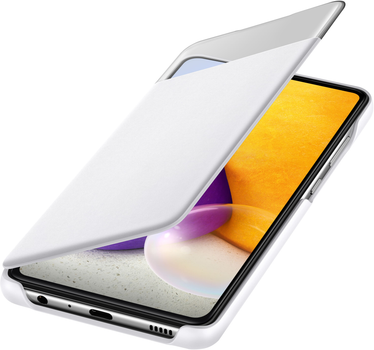 Etui z klapką Samsung Smart S View Wallet Cover do Galaxy A72 White (EF-EA725PWEGRU)