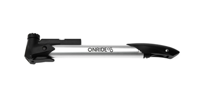 Насос ONRIDE Blast компактный 120PSI/8.3Bar AV/FV алюминий с серебристым манометром.