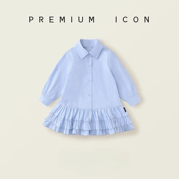 Дитяча сукня для дівчинки Premium Icon 7441 92-98 см Блакитний