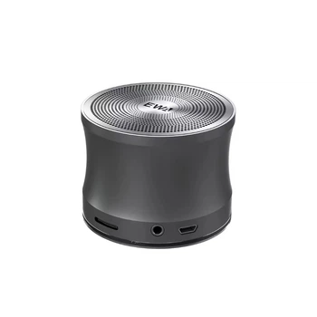 Портативный беспроводной Bluetooth динамик EWA A109 TWS-подключение AUX/TF Карты Металлический корпус Gray