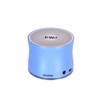 Портативный беспроводной Bluetooth динамик EWA A109 TWS-подключение AUX/TF Карты Металлический корпус Blue