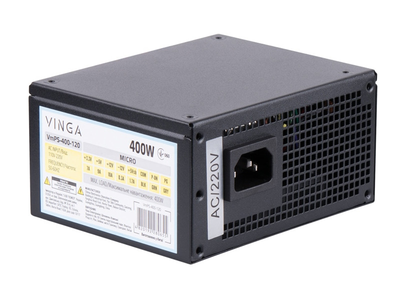 Блок живлення Vinga ATX Small VmPS-400-120