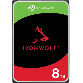 Жесткий диск (HDD) 3.5" SATA 8TB Seagate IronWolf NAS 7200rpm/256MB (ST8000VN004)