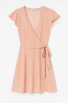 Платье Primark 4784508 S розовый горох