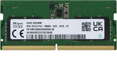 Оперативная память SK Hynix SoDIMM DDR5 8GB (PC5-5600B-SC0-1010-XT