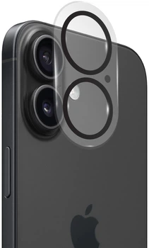 Защитное стекло для камеры Intaleo Camera Lens для смартфона Apple iPhone 16/16 Plus Black (1283126596728)