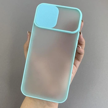 Чехол TOTU Slide Camera Matt Case для Apple iPhone 13 Pro Mint