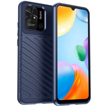 Чехол Carbon Case flexible case cover Xiaomi Redmi 10C Blue