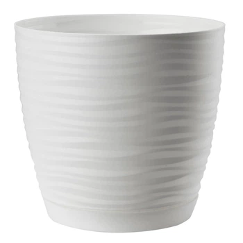 Горщик для квітів FormPlastic Sahara mini-23 6 л білий Form-Plastic 3041-011