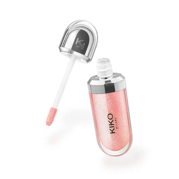 Блиск для губ Kiko Milano 3d Hydra Lipgloss 04 Pearly Peach Pink 6.5 мл