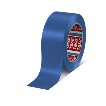 Лента клейкая сигнальная tesa 60760, 33м х 50мм, 150мкм, синяя