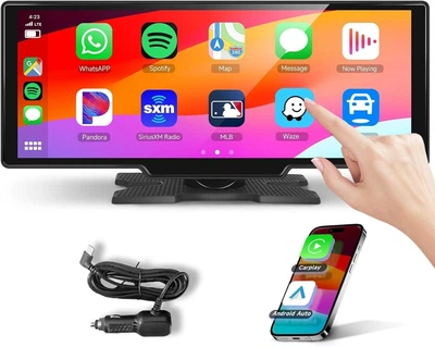 Автомобільний монітор з сенсорним екраном CarPlay Android-Auto Portable Car Mp5 Player 10.26" дюймів