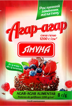 Агар-агар Ямуна 1200 харчовий 8 гр.