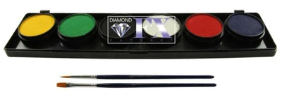 Палітра аквагриму - Diamond FX Palette 6 colors Essential, (6x10г)