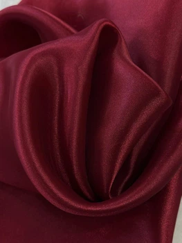 Ткань Органза "Diamond" бордовая 80г/м2 150см 1пог.м (017)