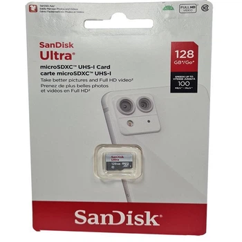 Карта памяти micro-SDXC 128Gb SanDisk Class10 Ultra A1 100Mb/s no adapter (55797)