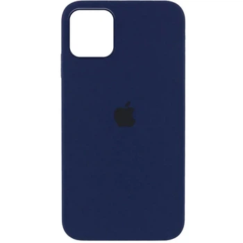 Чохол Fiji Silicone Case Apple iPhone 12 Pro бампер накладка Full Soft Navy Blue