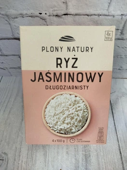 Рис жасміновий білий довгозернистий PLONY NATURY 400 г