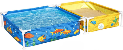 Каркасний басейн для дітей Bestway з пісочницею 213 x 112 x 30.5 см 561CF (6941607332580)
