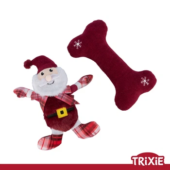 Игрушки Trixie 92595 для собак Рождественский набор плюш ткань 30 см (TX-92595) 4011905925950