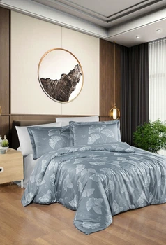 Постельное белье First Choice Cotton Satin 160х220 Sofira Indigo