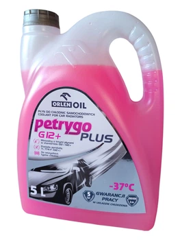 Охолоджуюча рідина PETRYGO PLUS G12+ (червоний) 5л Orlen Oil