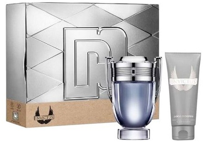 Zestaw męski Paco Rabanne Invictus Woda toaletowa 50 ml + Żel pod prysznic 100 ml (3349668628186)