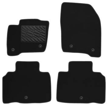 Двошарові килимки Sotra Classic 7mm Black для Lincoln MKX (mkII) 2015-2018 / Nautilus (mkI) 2018-2023 (ST 09022-CL-Black)