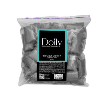 Трусики-стрінги Doily 50 шт/пач зі спанбонду. Різнокольорові
