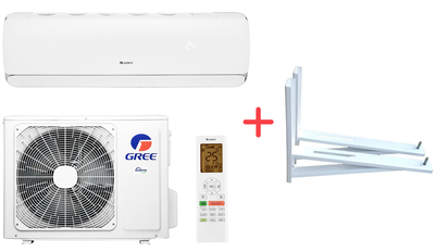 Кондиционер Gree GWH09AEC-K6DNA1A (G-TECH INVERTER Wi-Fi)+ Кронштейн (крепление) для кондиционера Acc Electrics AE-001 (1286113590471) в подарок!