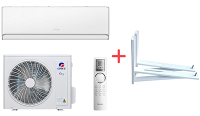 Кондиционер Gree GWH09AVCXB-K6DNA1B/I/GWH09AVCXB-K6DNA1B/O (Airy)+ Кронштейн (крепление) для кондиционера Acc Electrics AE-001 (1286113590471) в подарок!