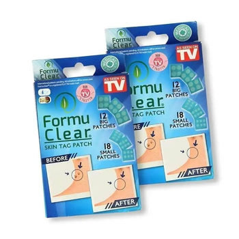 Пластир від папілом і бородавок Formula Clear