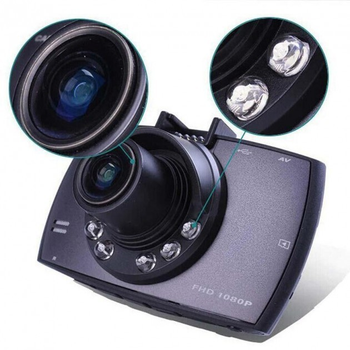 Автомобільний відеореєстратор DVR G30 відео реєстратор на присосці Черный